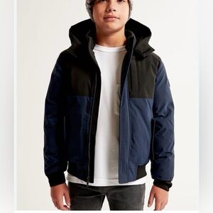 Abercrombie & Fitch kids Dark Brown and Navy Jacket Size 9/10